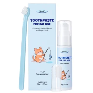 OIVOLII TOOTHPASTE for CAT USE TUNA SCENTED