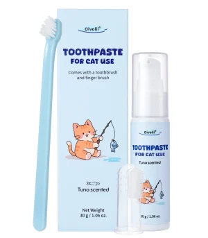 OIVOLII TOOTHPASTE for CAT USE TUNA SCENTED