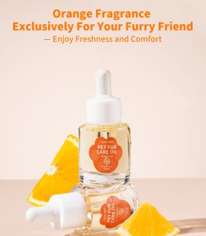 FC-06 XY272 GJYC PET pet hair care essential oil 20ml sweet orange flavor dropper bottle