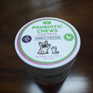 Ejw Probiotic Chews for Pets Digestive Health Immune Support Supplement for Dogs and Cats