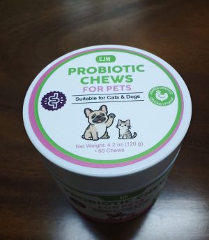 Ejw Probiotic Chews for Pets Digestive Health Immune Support Supplement for Dogs and Cats