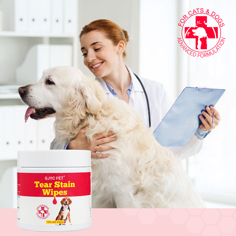 GJYC PET Tear Stain Wipes (thickened version) -120wipes - 图片 4
