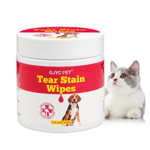 GJYC PET Tear Stain Wipes (thickened version) -120wipes
