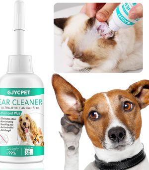 GJYC Pet Ear Drops to Help Soothe Itchiness 60ml