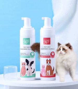 GJYC PET Pet Shampoo Anti Lice Natural Dry Cleaning Foam 200ml (6.76 fl.oz)