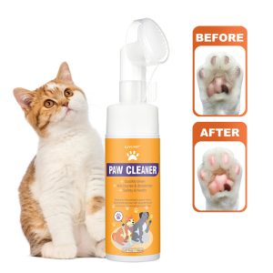GJYC PET Pet Paw Cleaner Foam with Brush 150ml (5.07 fl.oz)