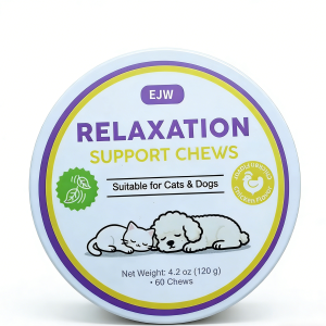 EJW Support Chews for Pets Stress Relief Calming Supplement for Dogs and Cats