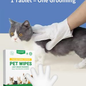 GJYC No-Washing Pet SPA Glove Wipes -5pcs/box